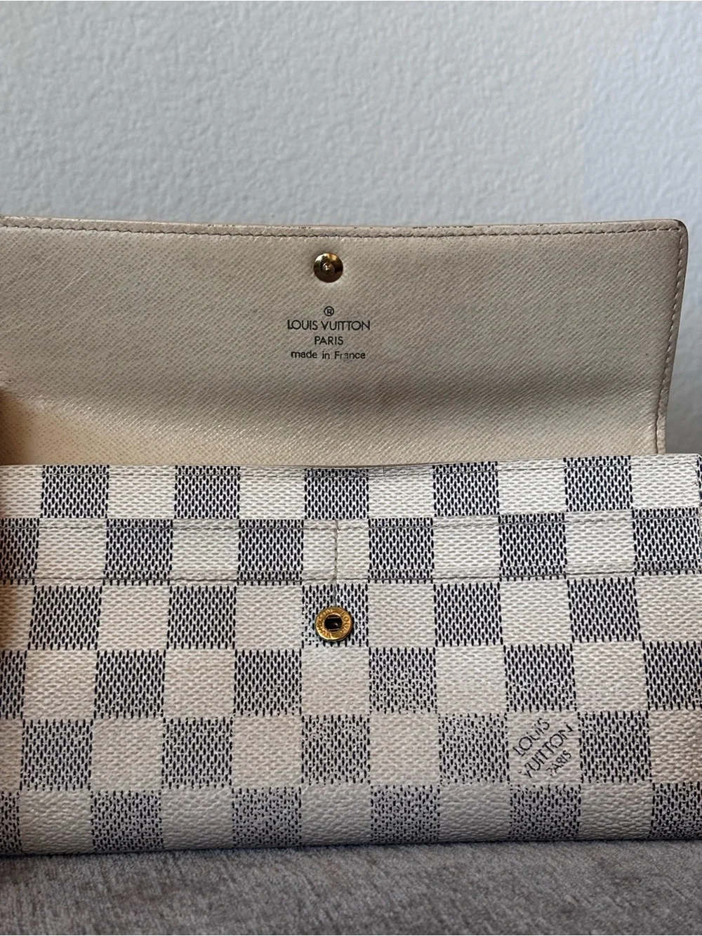 Louis Vuitton Damier Azur Long Continental Wallet
